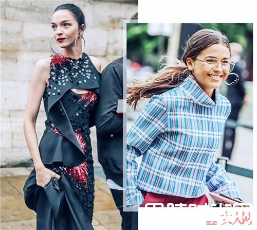 大圆圈耳环怎么戴_时髦又瘦脸 今年最火的3款耳环正在向你招手