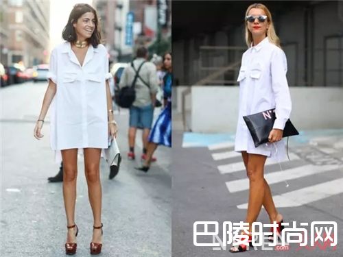 长款衬衫裙搭配_“空手”出门才叫时尚 这些简单搭配你懂吗？