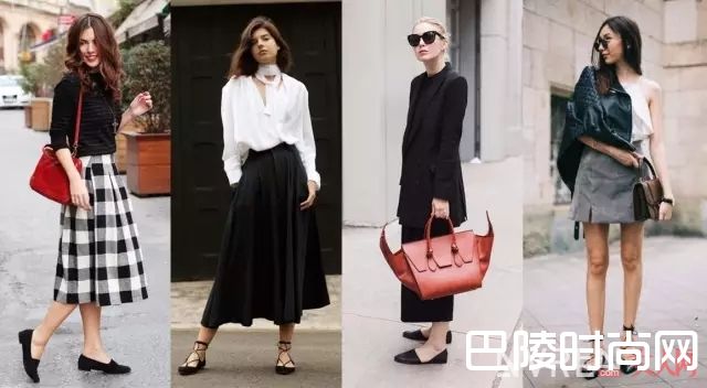 连衣裙+黑色平底鞋_入一款万能鞋，你的所有美美春装都和它绝配！