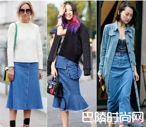 牛仔裙如何搭配_时髦得好文艺 这些经典款裙子就该这样搭！