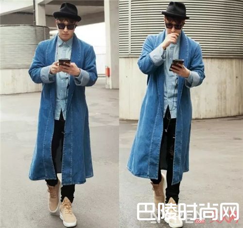 长款衣成网红单品_经典牛仔穿出新花样 看看她们都是怎么做的