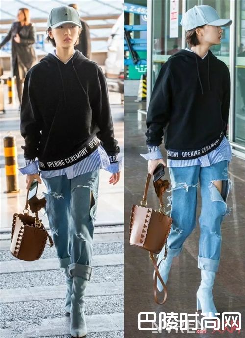 牛仔裤越不正经越好_经典牛仔穿出新花样 看看她们都是怎么做的