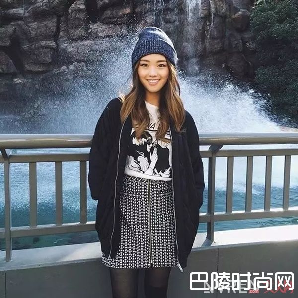 短裙显腿长_学会这6招，身高155也能穿出大长腿