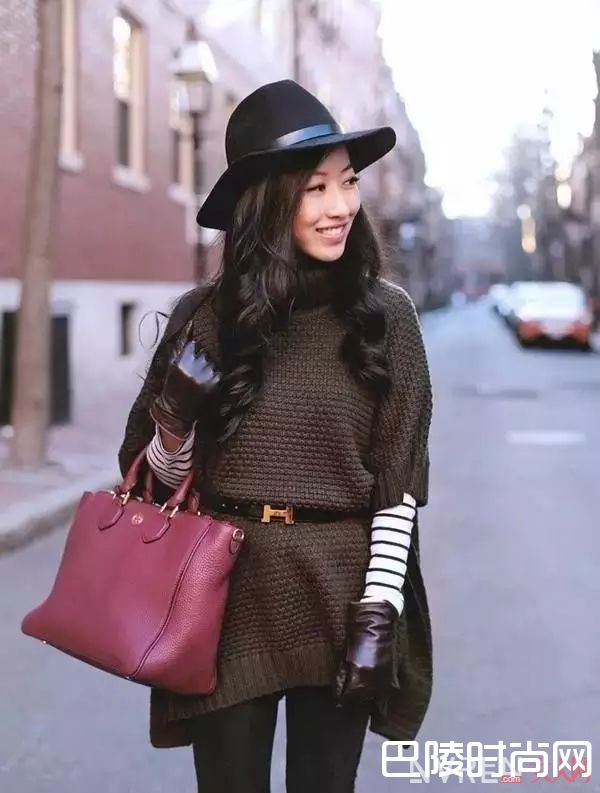 毛衣外面系腰带_学会这6招，身高155也能穿出大长腿