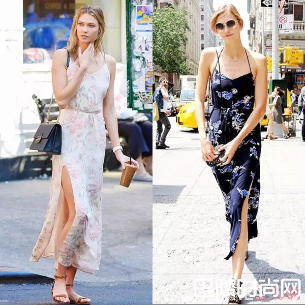 度假风吊带裙推荐_没条吊带裙怎么过夏天，slip dress在各种场合都百搭