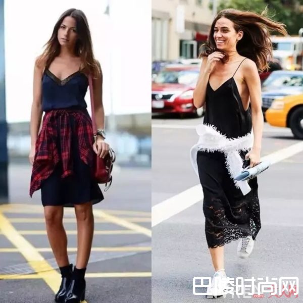 休闲风吊带裙推荐_没条吊带裙怎么过夏天,slip dress在各种场合都百搭