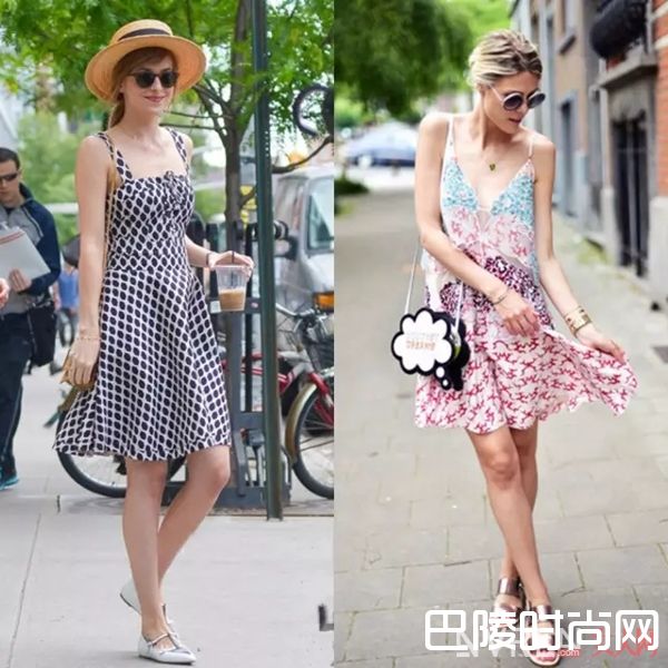 度假风吊带裙推荐_没条吊带裙怎么过夏天，slip dress在各种场合都百搭