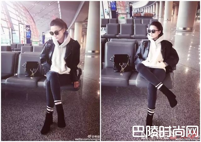 连帽衫配皮夹克_要舒适也要时尚？这个春天穿连帽衫就对了！