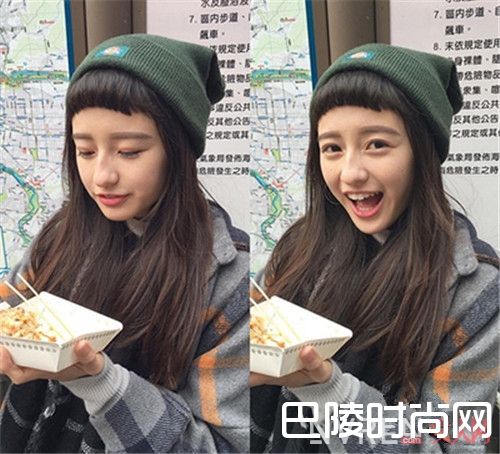 眉上刘海什么脸型不适合_平刘海已留腻了吗？这10款刘海发型让你星味十足！