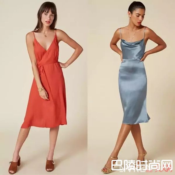 通勤吊带裙怎么搭_没条吊带裙怎么过夏天,slip dress在各种场合都百搭