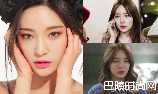 鲜艳荧光和粉嫩裸透唇_跟着明星妆容变化，抓住5大美妆新趋势！