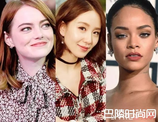 鲜艳荧光和粉嫩裸透唇_跟着明星妆容变化，抓住5大美妆新趋势！