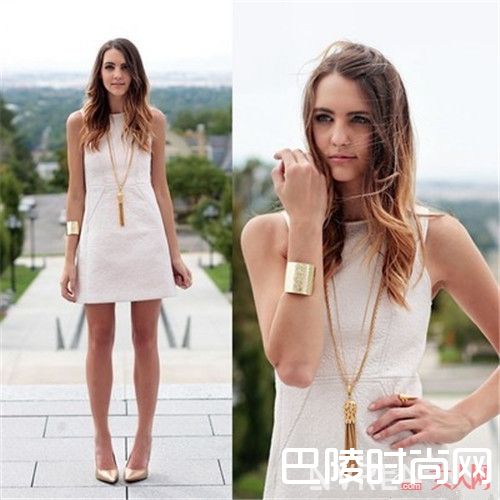 金色首饰怎么搭配黑白色_不出错的黑白金法则服饰搭配 色彩搭配好决定你的女王气质