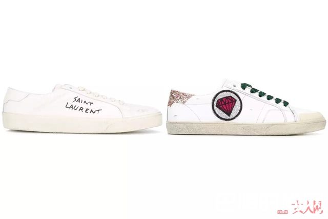 Saint Laurent小白鞋_还买Puma的蝴蝶结？2017最新值得买的小白鞋在这里，杨幂、刘雯都穿过