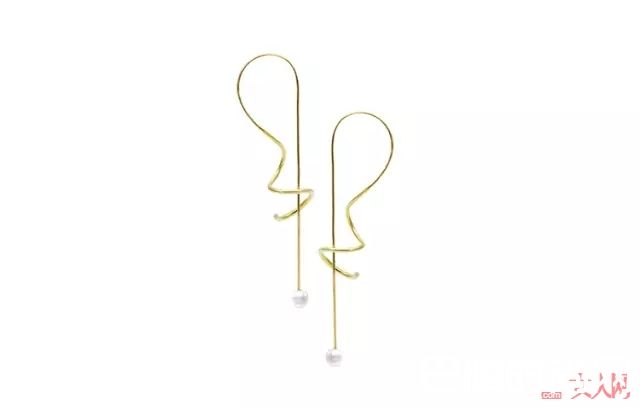 NANFINITY曲线珍珠耳环_我的耳畔有万种风景 9款别致长耳坠推荐