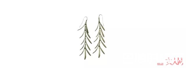 Michael Michaud迷迭香长耳环_我的耳畔有万种风景 9款别致长耳坠推荐