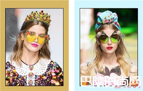 华丽装饰太阳镜_脸大怎么办?这4款眼镜让你时尚又显脸小!