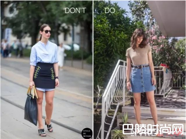 胯宽该穿什么样的短裙_10个显瘦穿搭术，胯宽姑娘也能穿出纤细身材！