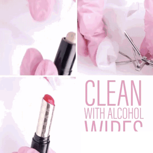 如何给化妆品消毒_开封后3个月的口红居然全是细菌！要怎么延长使用期限？