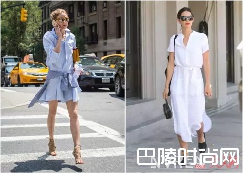 衬衫裙如何搭配_显瘦又百搭 这个夏天我流行穿连衣裙