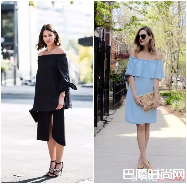 受欢迎的一字领连衣裙_当下哪些款式下岗待业?哪些款式受宠当红?