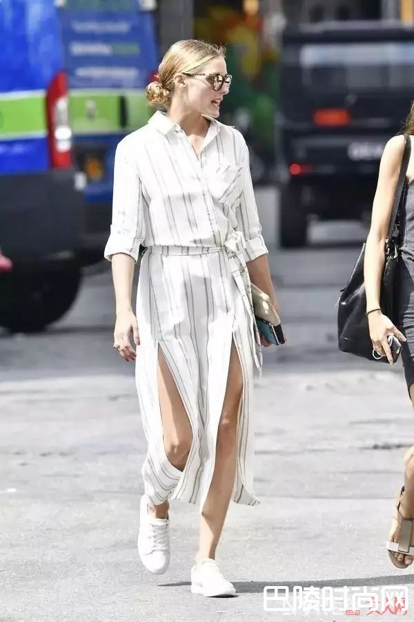 开衩连衣裙如何搭配_谁说要露才撩人,开衩”才是秀性感的最高境界!