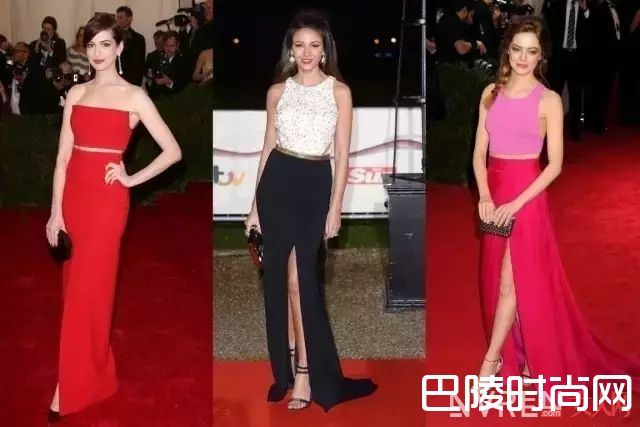 女明星开衩礼服_谁说要露才撩人，开衩”才是秀性感的最高境界！