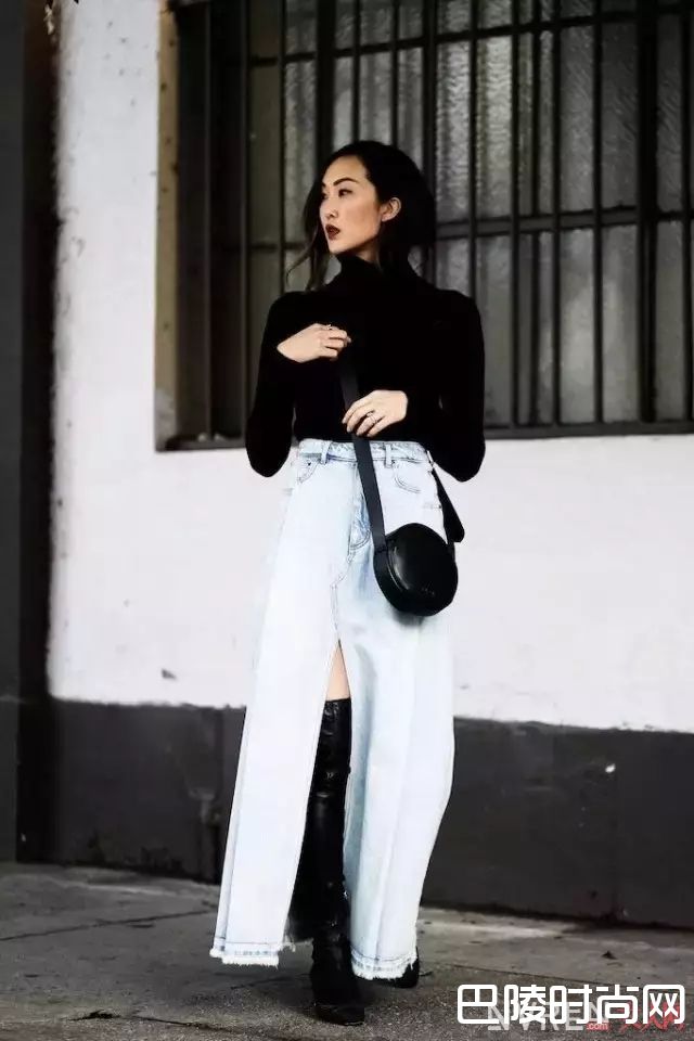 开衩裙如何搭配_谁说要露才撩人,开衩”才是秀性感的最高境界!