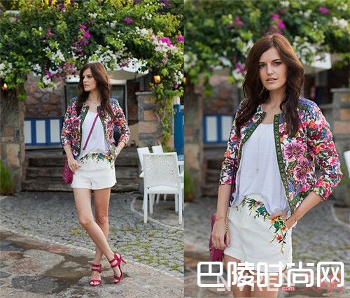 印花外套怎么搭配时髦到爆_2017年春夏流行开满花的衣服，怎么穿搭美爆了？