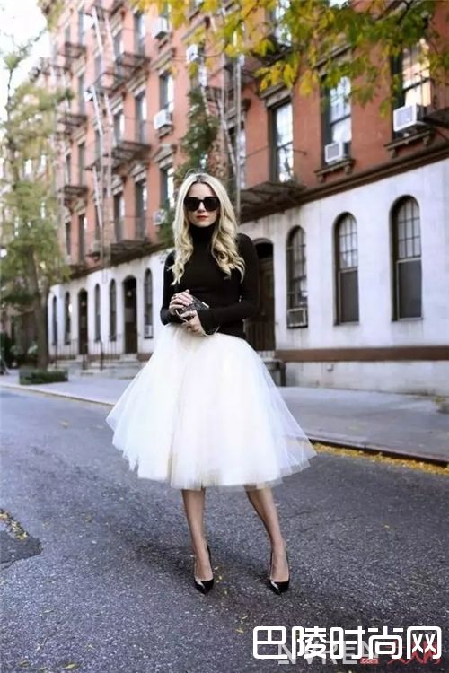 搭配修身上衣_伞裙怎样搭配上衣最显瘦？看完这个你就懂了