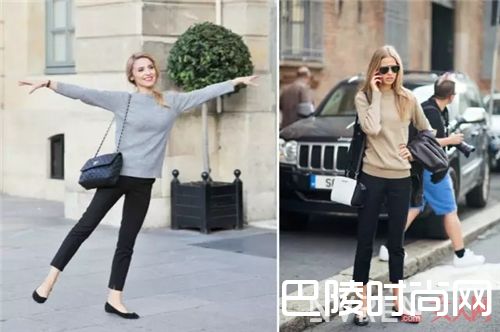 芭蕾平底鞋如何搭配？_最全平底鞋选择穿搭攻略 就算没跟也能显高