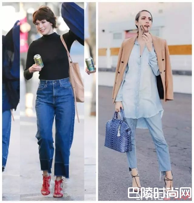 磨边牛仔裤如何搭配_据说这是“最时髦”的牛仔裤,今天我就来破解一下