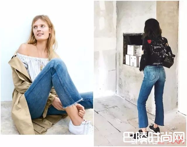 磨边牛仔裤如何搭配_据说这是“最时髦”的牛仔裤，今天我就来破解一下