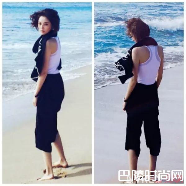 休闲中长裤如何搭配_夏日裤装这样穿，你比这些明星更有范儿！