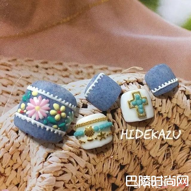 波西米亚风美甲推荐_没有美甲的夏天是不完整的 近百款流行美甲推荐