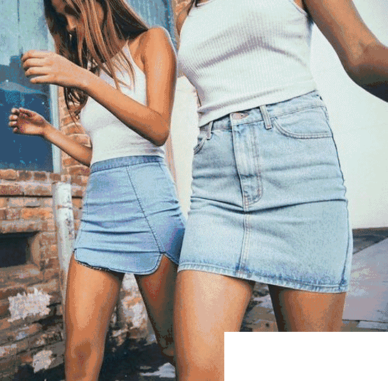 A字裙配卫衣_学生党活力穿搭 送给即将步入职场的你