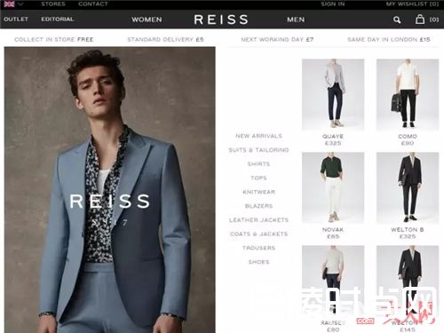 Reiss品牌介绍_这些快时尚男装品牌 让你为男票挑选最潮装扮