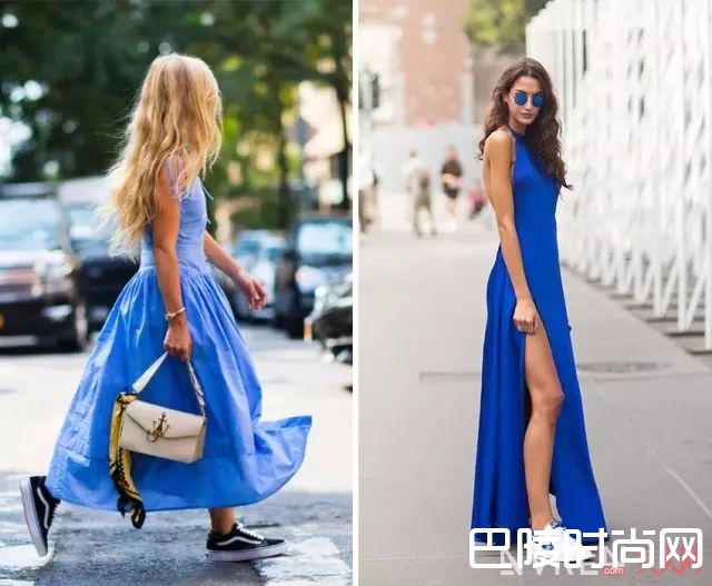 明艳亮色的夏季裙装_运动鞋搭这几条裙子，就能让你的夏天美得不像话