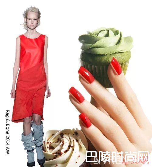 光泽混搭美甲怎么画？_将印花“穿”在指尖 让你的指尖Fashion有质感！