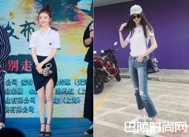 白T牛仔运动鞋_最吸引直男的穿衣公式 女生这么穿他们觉得超美