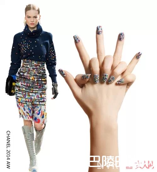 波普印花美甲怎么画?_将印花“穿”在指尖 让你的指尖Fashion有质感!