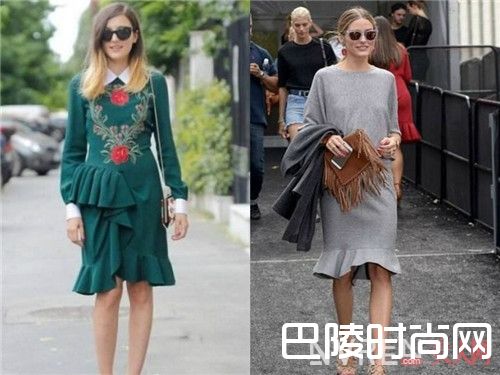 荷叶裙春夏流行吗_夏天有了这四款美裙，你就能美成一道街景！