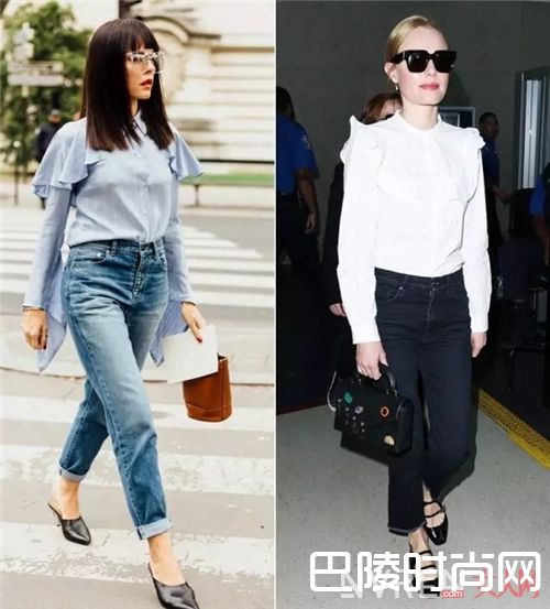 荷叶边衬衫如何搭配?_衬衫的穿法那么多 想要美出新花样就选这三种