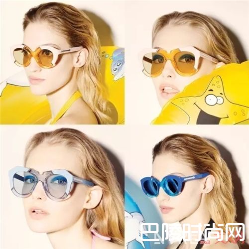 KAREN WALKER墨镜_夏天必备的配饰 防晒还能凹造型全都靠它了