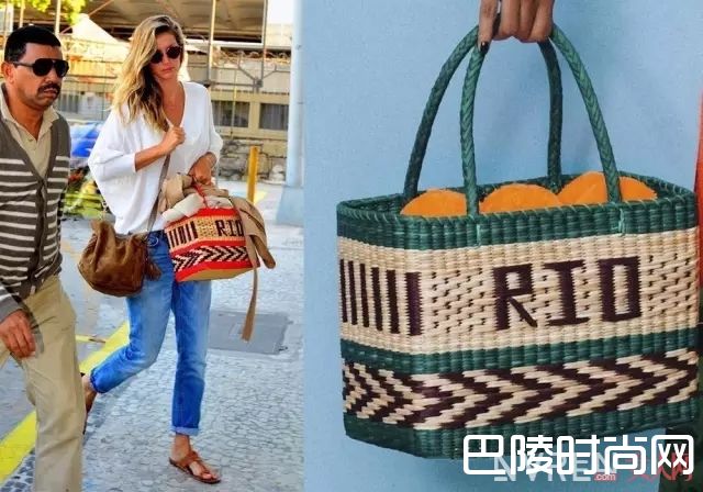 草编字母印花Tote包推荐_夏天流行的菜篮子包 必须这么挑才有质感