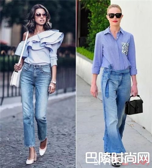 蓝白条纹衬衫如何搭配？_衬衫的穿法那么多 想要美出新花样就选这三种