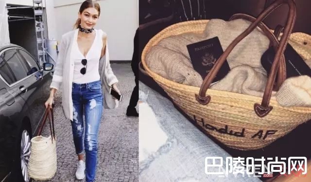 草编字母印花Tote包推荐_夏天流行的菜篮子包 必须这么挑才有质感