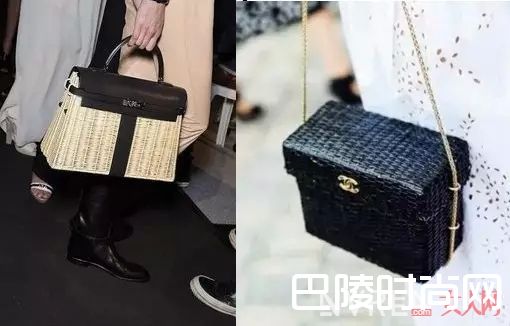 编织和皮革拼接的包包推荐_夏天流行的菜篮子包 必须这么挑才有质感