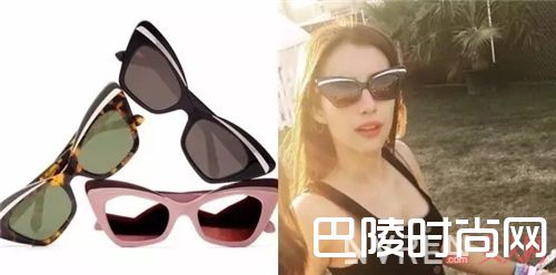 KAREN WALKER墨镜_夏天必备的配饰 防晒还能凹造型全都靠它了