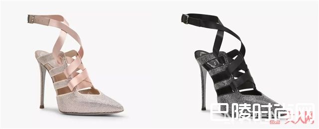 RENE CAOVILLA水钻绑带鞋_这些才是今年最流行的高跟鞋 腿长又显瘦